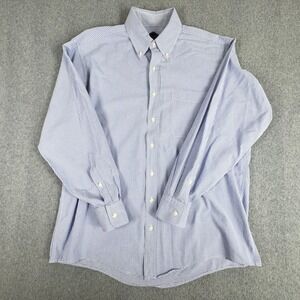 Bills Khaki Flannel Short Mens XL Blue White Gingham Check Med Weight USA